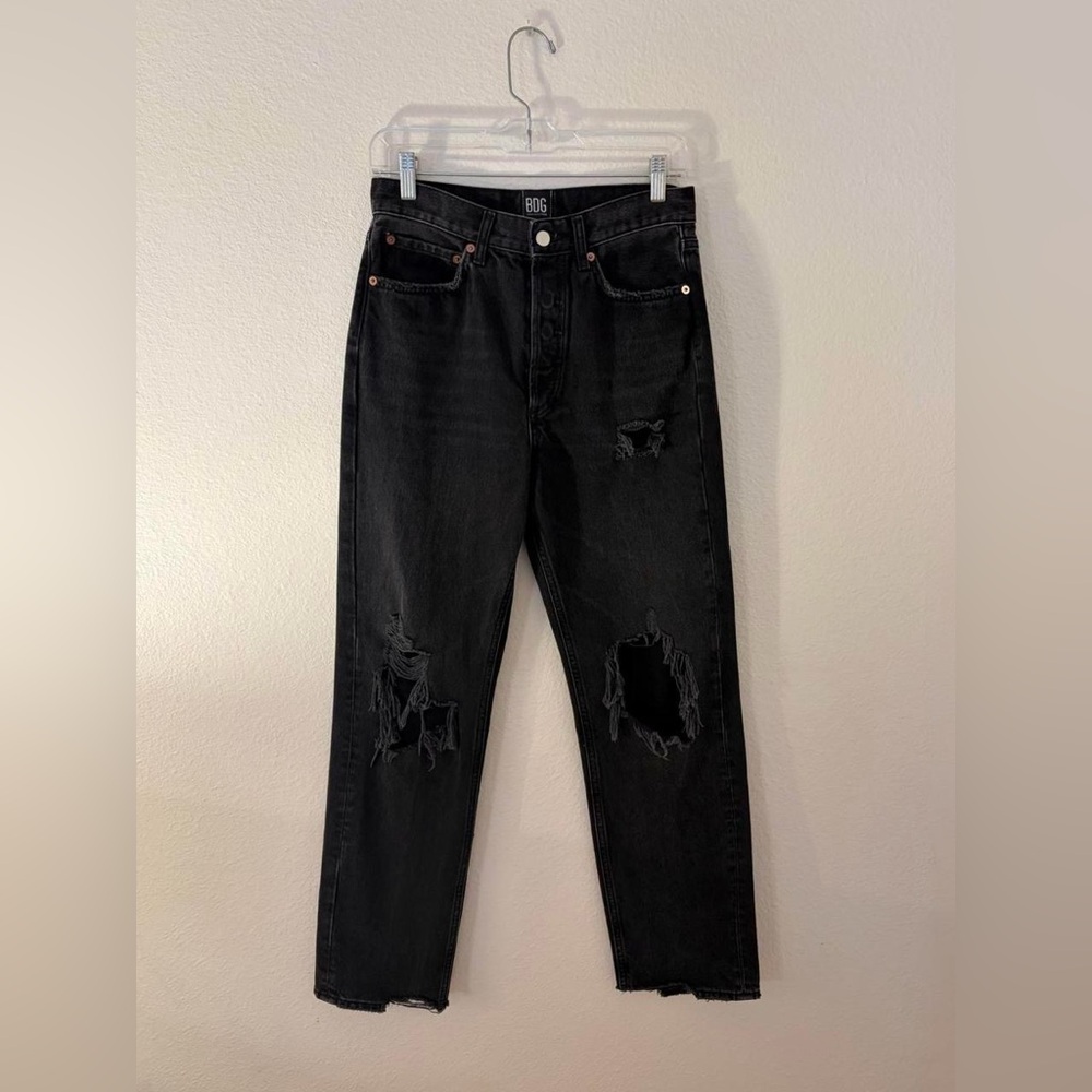 BDG Urban Outfitters black straight leg jeans